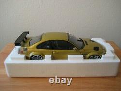 118 BMW M3 GTR E46 Diecast-Street Version Mustard LIMITED ED. EXTREMELY RARE