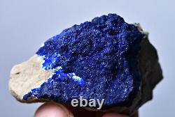 167 Ct Extremely Rare Top Blue Azurite Crystals On Matrix From Helmand @AFG