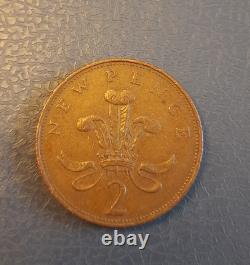 1971 2P New Pence Coin, Extremely Rare and Valuable Collector's Item