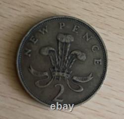 1971 2P New Pence Coin, Extremely Rare and Valuable Collector's Item