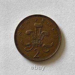 1971 2P New Pence Coin, Extremely Rare and Valuable Collector's Item