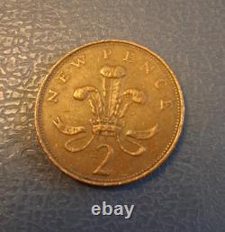 1971 2P New Pence Coin, Extremely Rare and Valuable Collector's Item