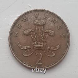 1971 2P New Pence Coin, Extremely Rare and Valuable Collector's Item