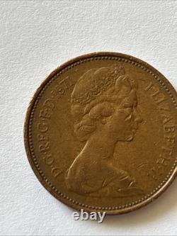 1971 2P New Pence Coin, Extremely Rare and Valuable Collector's Item