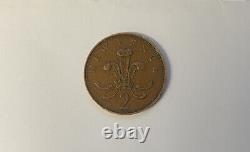 1971 2p Coin'New Pence' EXTREMELY RARE. (MINT ERROR)