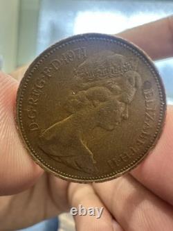 1971 2p New Pence Coin (EXTREMELY RARE) British Money'Rare MINTING ERROR Coin