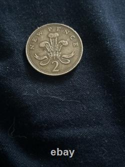 1971 British 2P'New Pence' Coin Extremely Rare