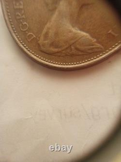 1971 NEW PENCE 2p British Elizabeth II Coin Extremely Rare (Great Condition)