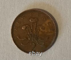 1971 Two Pence coin, extremely rare and limited unintentional release new pence