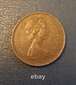 1976 2P New Pence Coin, Extremely Rare and Valuable Collector's Item