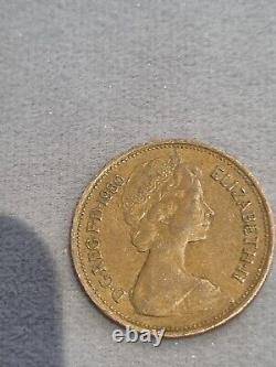 1980 New Pence Rare 2p coin MINT ERROR extremely rare 1980
