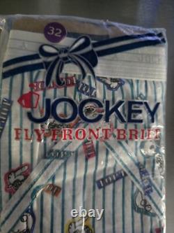 1989 VTG Jockey SNOOPY Fly Front Men's Brief Size 32 TOP NEW EXTREMELY RARE