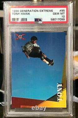 1994 Generation Extreme #95 TONY HAWK PSA 10 Rookie POP 2 Very rare