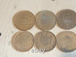1p 1971-81 NEW PENCE Coin x 10 Collectable One Penny Coin Extremely Rare job lot