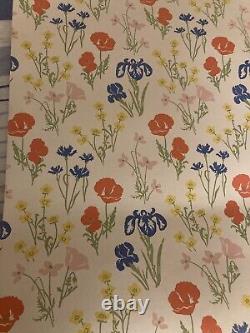 2 Rolls of VINTAGE Laura Ashley Wallpaper 1980 Extremely rare Batch No. 8365