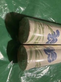 2 Rolls of VINTAGE Laura Ashley Wallpaper 1980 Extremely rare Batch No. 8365