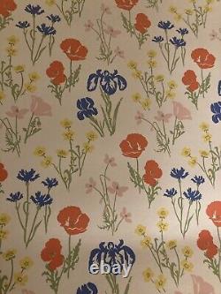 2 Rolls of VINTAGE Laura Ashley Wallpaper 1980 Extremely rare Batch No. 8365