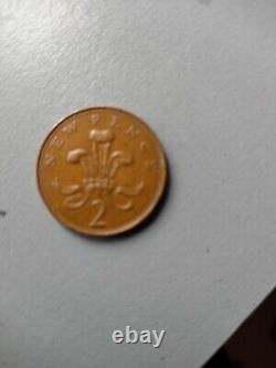 2 p coins, Extremely Rare 1971. First Year New Pence