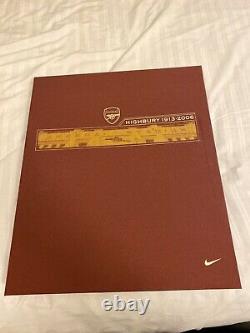 2005-06 Arsenal Highbury Home Limited Edition Boxed Shirt Extremely Rare Nike