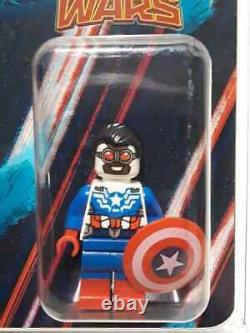 2015 Sdcc Exclusive Lego Captain America Sam Wilson Mini Figure Extremely Rare