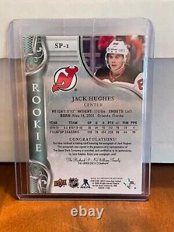 2019-20 Jack Hughes Upper Deck Artifacts Extremely Rare Auto /25 Sp-1