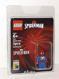 2019 Sdcc Exclusive Lego Ps4 Spiderman Mini Figure Extremely Rare