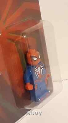 2019 Sdcc Exclusive Lego Ps4 Spiderman Mini Figure Extremely Rare