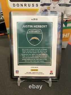 2020 Optic football Downtown Prizm Justin Herbert RC! Extremely Rare