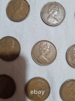 22 British 1971 2P New Pence, New Penny Extremely Rare 2p Coin