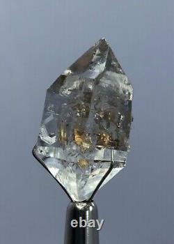 24ct Extremely Rare Petroleum Quartz Double Terminated Crystal from Pakistan