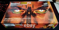 3dfx Voodoo 3 3000 PCI 16MB Extremely Rare New Sealed Old Stock