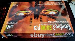 3dfx Voodoo 3 3000 PCI 16MB Extremely Rare New Sealed Old Stock