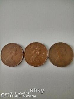 3x Extremely Rare 1971 2p New Pence 2Pence Coin Valuable UK 2p Collectors Coin