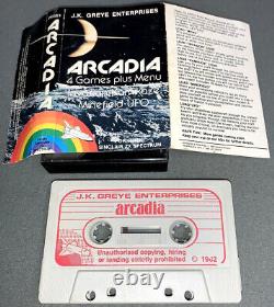 ARCADIA J K GREYE NEW GENERATION ZX Spectrum Cassette EXTREMELY RARE