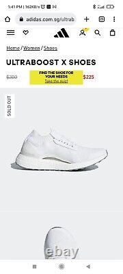 Adidas UltraBoost X Triple White. UK size 8. Extremely rare. Brand new