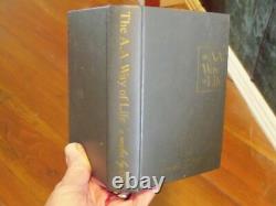 Alcoholics Anonymous EXTREMELY RARE NEAR NEW! 1974 5TH PRNTG AA WAY OF LIFE +ODJ