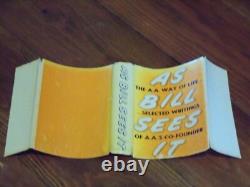Alcoholics Anonymous EXTREMELY RARE NEAR NEW! 1974 5TH PRNTG AA WAY OF LIFE +ODJ