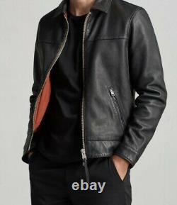 All Saints Hayne Leather Jacket Size XS Extremely Rare RRP £350
