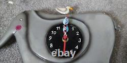 Allen Designs Umbrellaphant Clock Elephant Extremely Rare Piece, New And Boxed