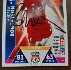 Andrew Robertson Liverpool Topps Uefa CL Autograph Card New & Extremely Rare