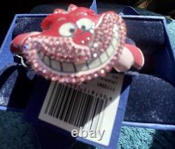 Authentic EXTREMELY RARE Swarovski Alice In Wonderland Cheshire Cat bracelet NEW