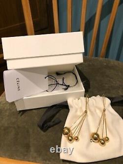 Authentic Extremely RARE Iconic Old CÉLINE Earrings, BNWT, SOLD OUT