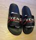 Authentic Givenchy Flat Sandals Coated In Canvas Size 43 (uk9) Extremely Rare