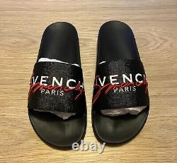 Authentic Givenchy Flat Sandals Coated In Canvas Size 43 (UK9) Extremely Rare