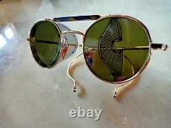 Authentic Thom Browne TB-001-BT 12k Gold designer sunglasses. Extremely Rare