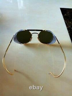 Authentic Thom Browne TB-001-BT 12k Gold designer sunglasses. Extremely Rare