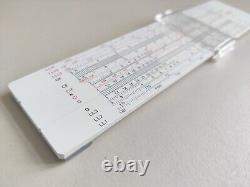 BRAND NEW EXTREMELY RARE GRAPHOPLEX 692a NEPERLOG SLIDE RULE + CASE + INSTR