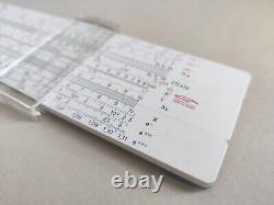 BRAND NEW EXTREMELY RARE GRAPHOPLEX 692a NEPERLOG SLIDE RULE + CASE + INSTR
