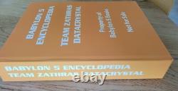 Babylon 5 Encyclopedia Team Zathras Datacrystal, HC, NEW Extremely RARE