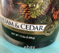 Balsam & Cedar 13lb King Yankee Candle Candle Extremely Rare NEW Never Lit